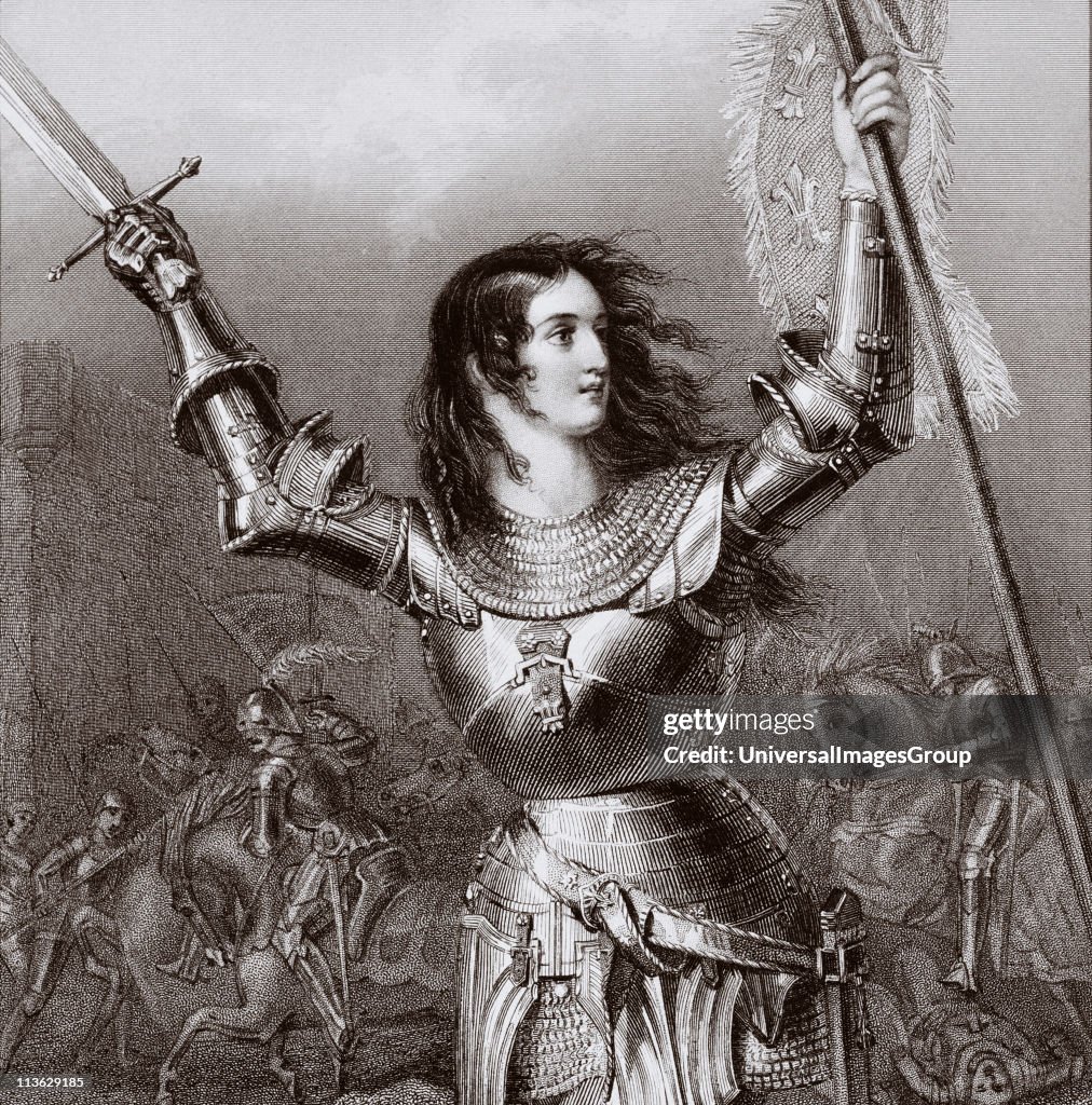 Joan of Arc 1412 1431 aka Jeanne d Arc or Jeanne la Pucelle French heroine...