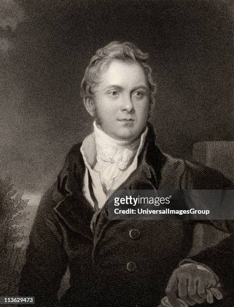 Frederick John Robinson 1st Earl of Ripon 1782 to 1859 Viscount Goderich 1827 to 1833 British statesman and Prime Minister when he was known as Lord...