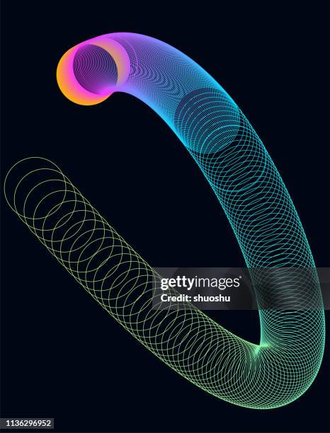 color blend curve pipe pattern background - blend stock illustrations