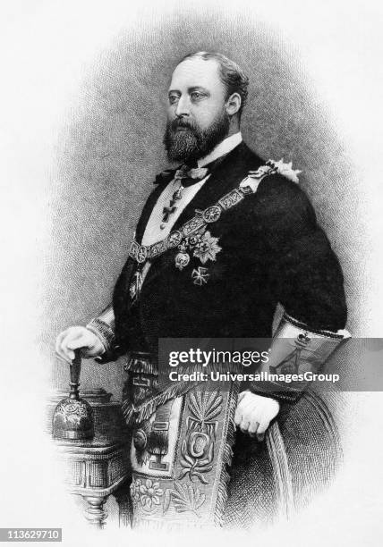 Albert Edward Prince of Wales Duke of Saxony Prince of Saxe Coburg Gotha 1841 to 1910 future King Edward VII of Great Britain and Ireland 1901 to...