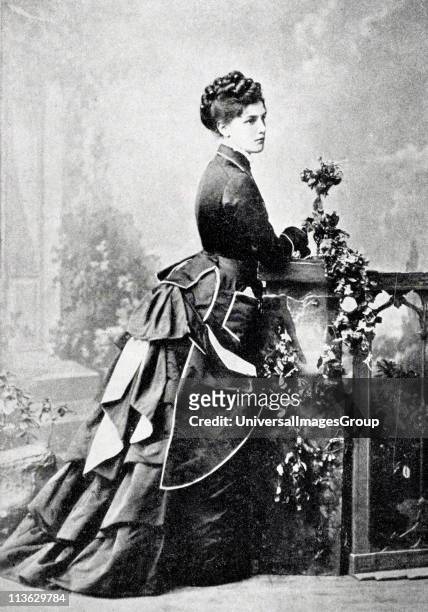 Miss Jenny Jerome aka Lady Randolph Churchill 1854 to 1921 mother of Sir Winston Churchill from A Roving Commission by Winston S. Churchill published...