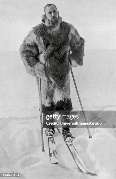 Captain Roald Engelbregt Gravning Amundsen 1872 to 1928 Norwegian explorer of the polar regions From the book The Year 1912 illustrated published...