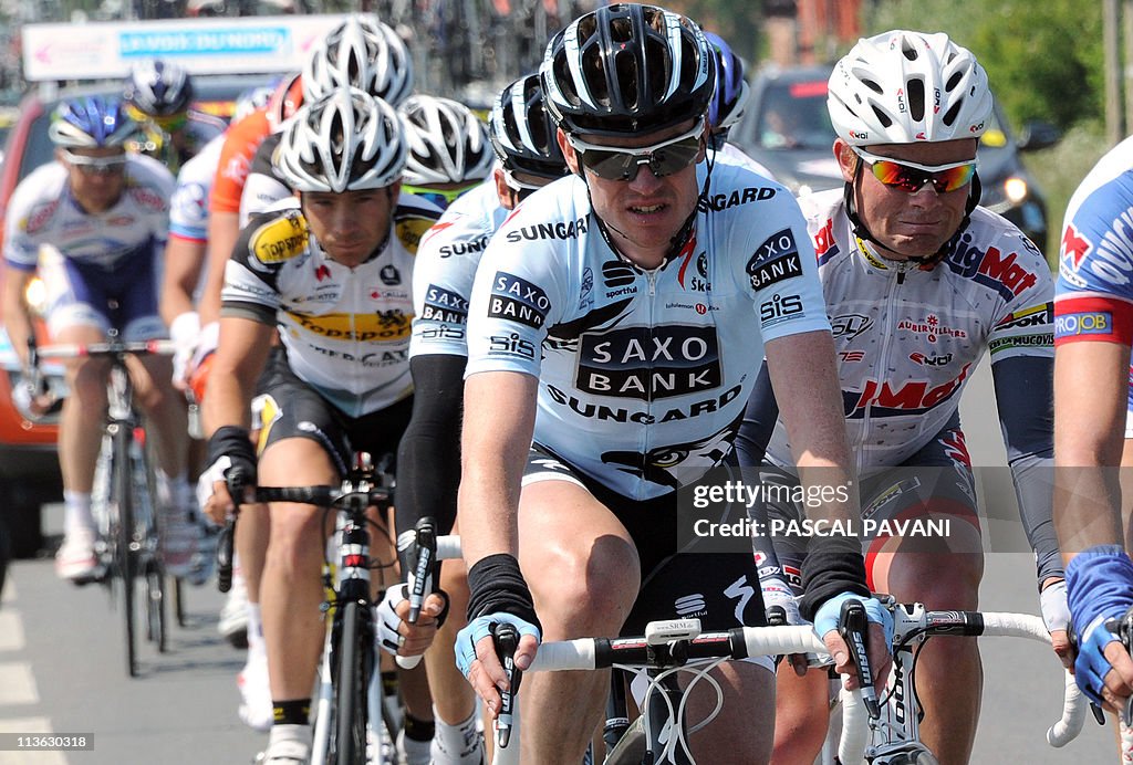 Belgium's Nick Nuyens rides during the f