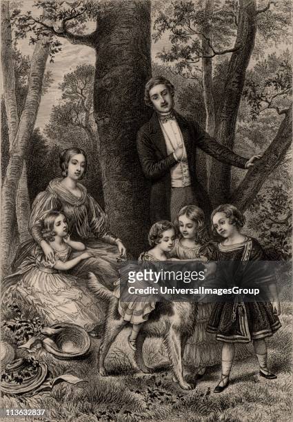 Victoria queen of Great Britain and Ireland from 1837, Empress of India from 1875. Victoria and her husband Prince Albert and their four eldest...
