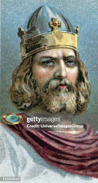 Alfred the Great Anglo-Saxon king of Wessex from 871. Defeated Danes at Edington, Wiltshire. Signed treaty of partition and formalisation of Danelaw...