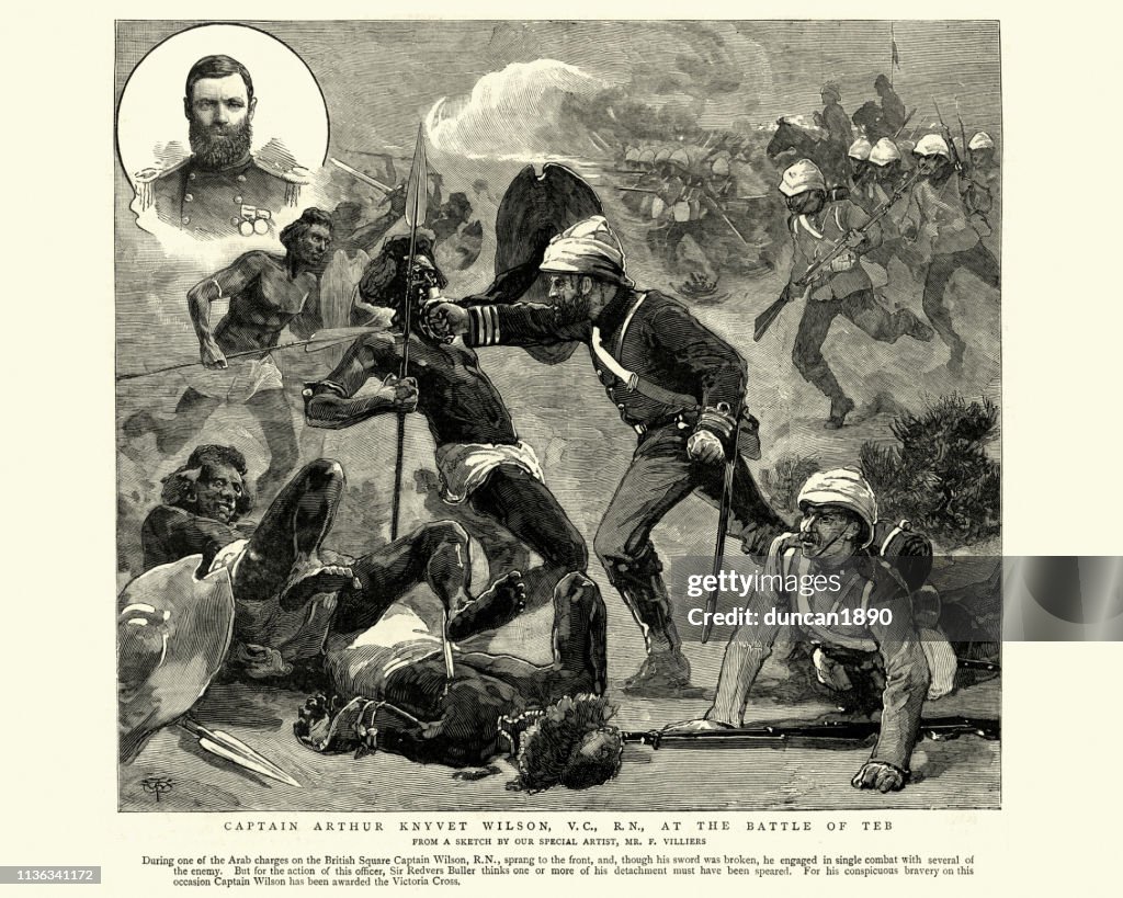 El capitán Arthur Wilson ganó la Cruz de victoria en el TEB