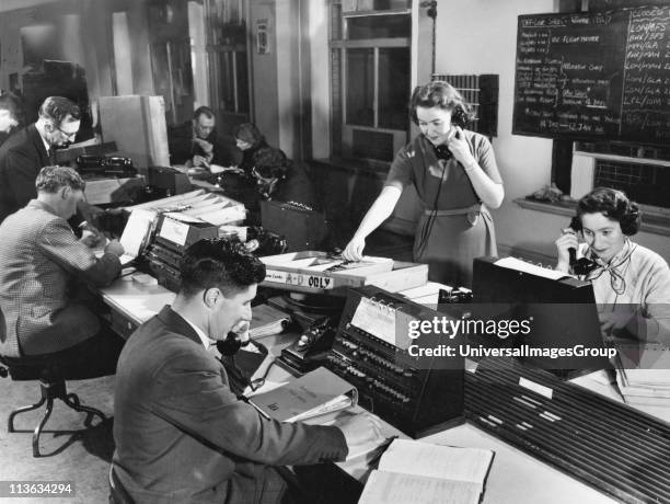 Song of the Clouds - telephone switchboard, 1956