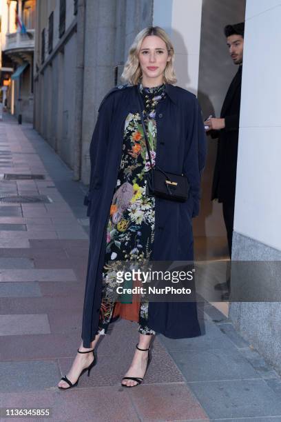 Lulu Figueroa attends the Dior party in Madrid, on April 11, 2019 in Madrid, Spain.