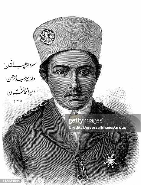 Habibollah Khan in 1893. Eldest son of 'Abdor Rahman Khan and great-grandson of Dost Mohammad Khan. Ruler of Afghanistan 1901-1919: Barakzai dynasty....