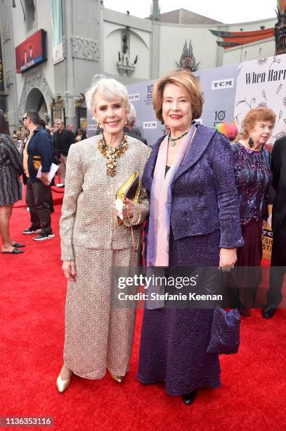 Special Guests Barbara Rush and Diane Baker attend The 30th Anniversary Screening of "When Harry Met Sally…" Opening Night at the 2019 10th Annual...