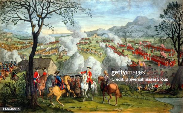 Battle of Culloden 16 April 1746, last battle of 1745 Jacobite rising under Charles Edward Stuart, the Young Pretender. English under William, Duke...