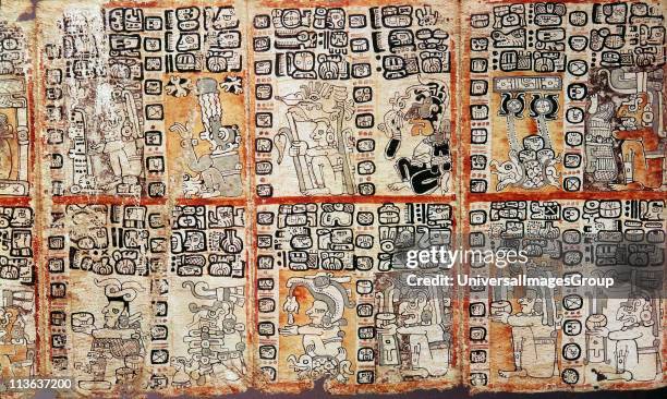 Codex Style Drawing 197 Mayan Codex Stock Photos, High-Res Pictures, and Images - Getty Images