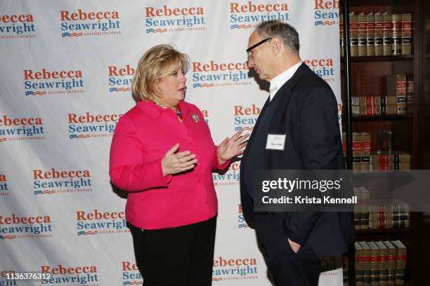 Rebecca Seawright and Bruce Ratner at NYS Assemblywoman Rebecca Seawright Hosts 4th Annual Women's Leadership Awards at Herrick Feinstein LLP on...