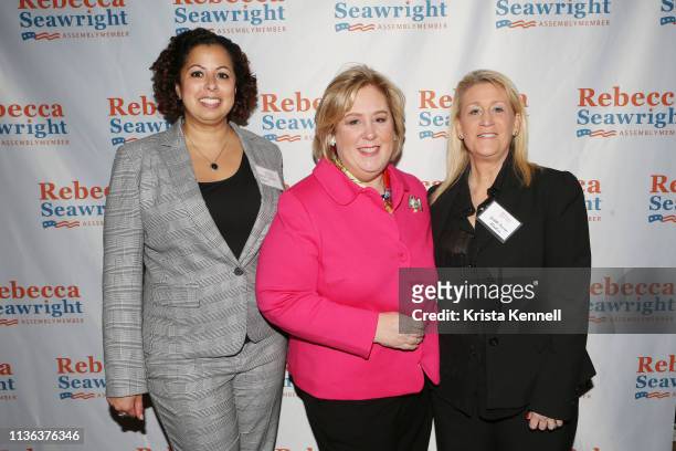 Camille Ramirez Dossier, Rebecca Seawright and Bruce Ratner at NYS Assemblywoman Rebecca Seawright Hosts 4th Annual Women's Leadership Awards at...