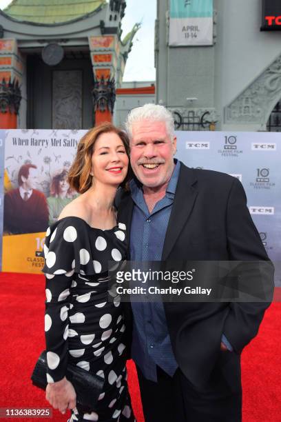 Special Guests Dana Delany and Ron Perlman attend The 30th Anniversary Screening of "When Harry Met Sally…" Opening Night at the 2019 10th Annual TCM...