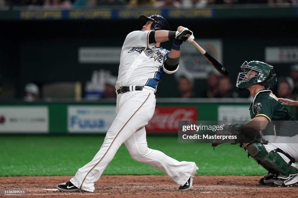 Hokkaido Nippon-Ham Fighters v Oakland Athletics