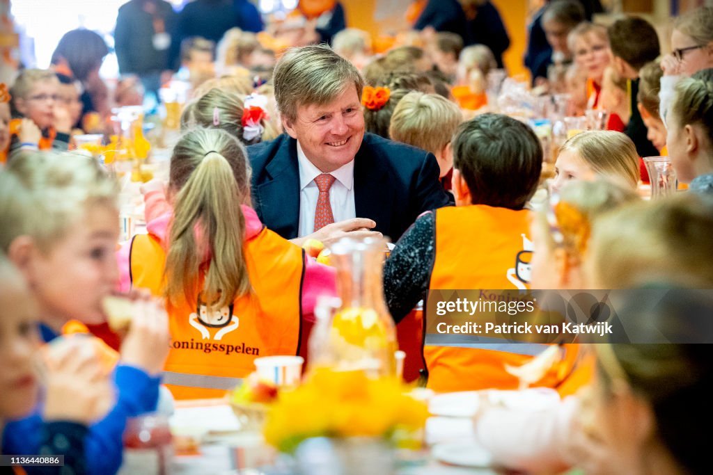 King Willem-Alexander at Kings games 2019 In Lemmer