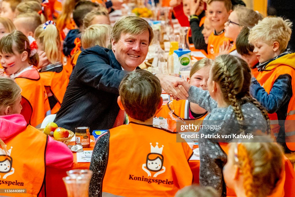 King Willem-Alexander at Kings games 2019 In Lemmer