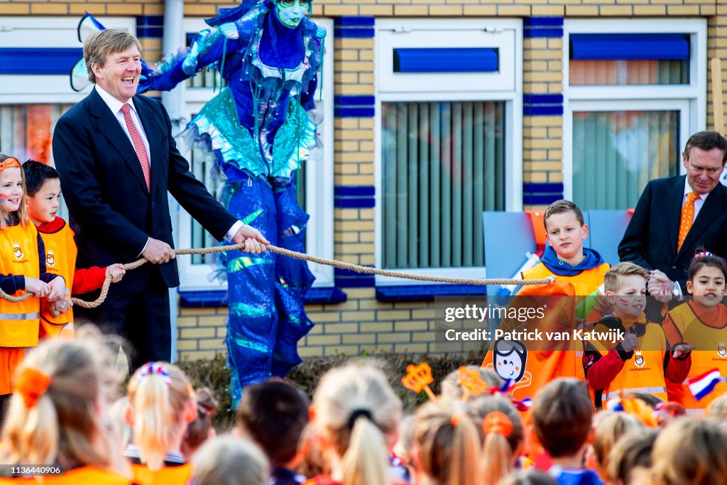 King Willem-Alexander at Kings games 2019 In Lemmer