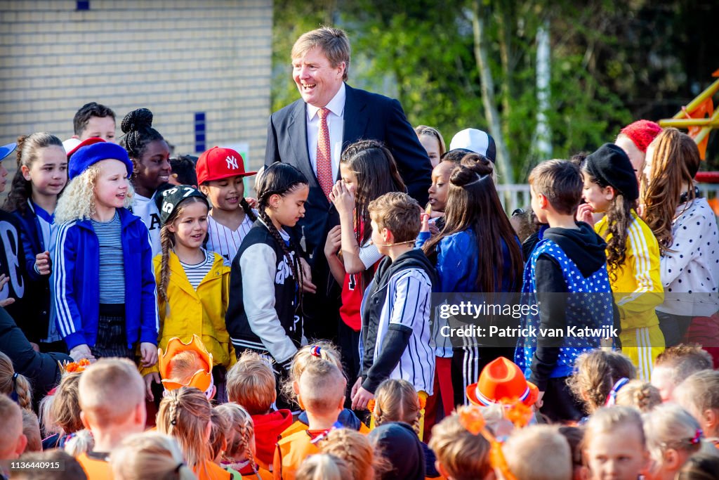 King Willem-Alexander at Kings games 2019 In Lemmer
