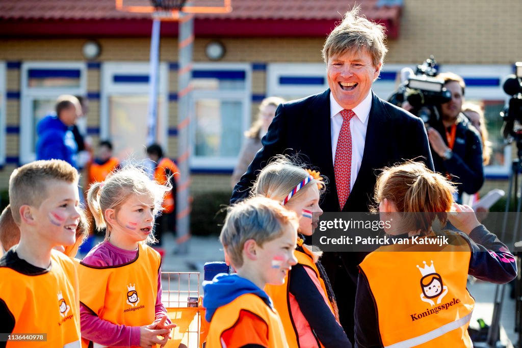 King Willem-Alexander at Kings games 2019 In Lemmer