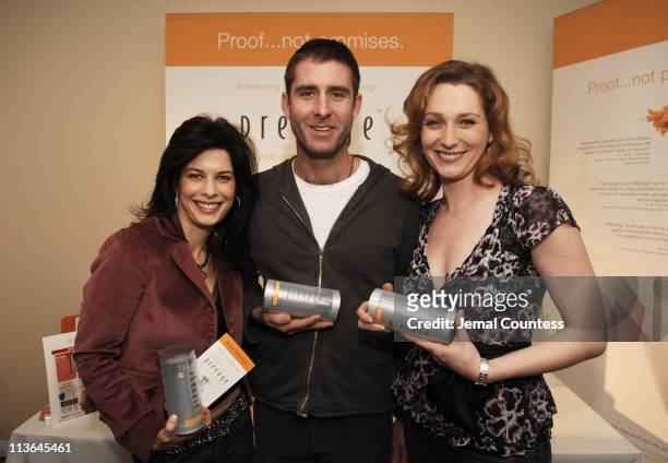 Susan Floyd, Paul Fitzgerald and Kate Jennings Grant at Prevage at the Luxury Lounge