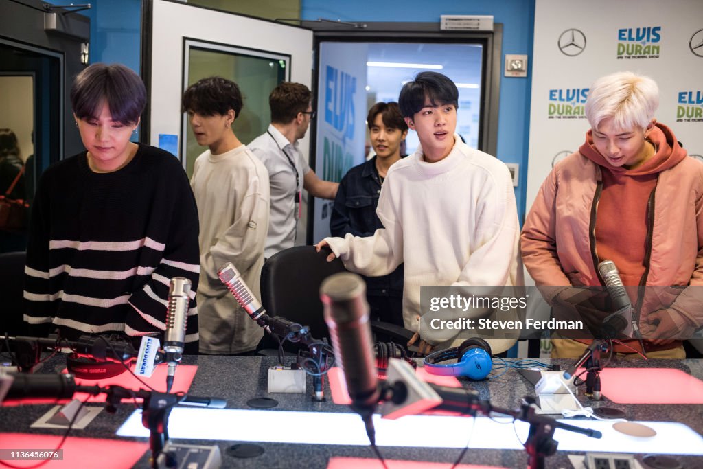 BTS Visits "The Elvis Duran Z100 Morning Show"