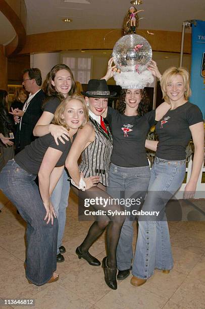 The Donkey Show Cast, Radio City Rockette during "Divine Secrets of the Ya-Ya-Sisterhood" Celebrity Hat Fashion Show and Ebay Auction to Benefit Big...