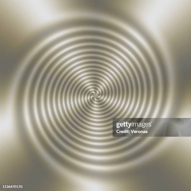 circular brushed aluminum background - empty plate stock illustrations