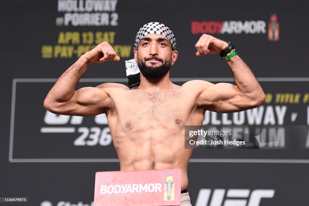 UFC 236: Weigh-ins