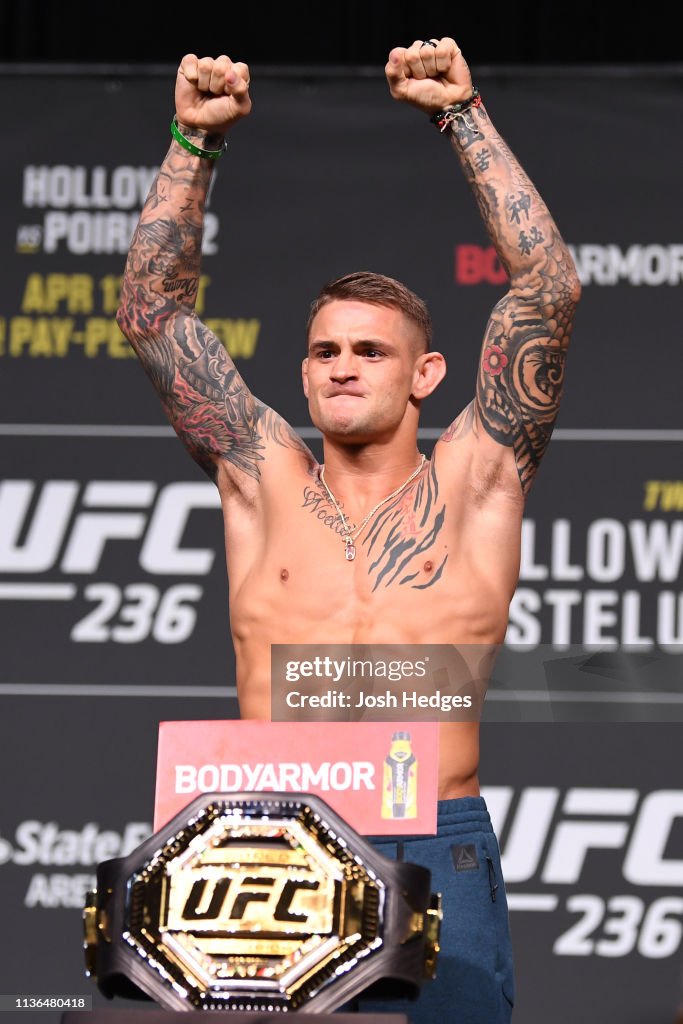 UFC 236: Weigh-ins