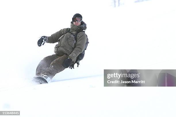 Atmosphere during 2006 Sundance Film Festival - The North Face House - Private Helicopter Skiing/Snowboarding With Pros- Day 2 at Park City in Park...