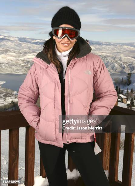 Gina Gershon with North Face at The North Face House *Exclusive Coverage*