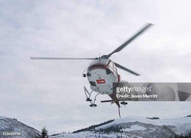 Atmosphere during 2006 Sundance Film Festival - The North Face House - Private Helicopter Skiing/Snowboarding With Pros- Day 2 at Park City in Park...