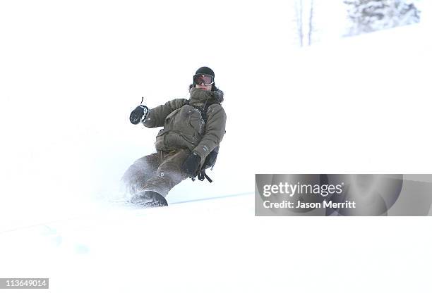 Atmosphere during 2006 Sundance Film Festival - The North Face House - Private Helicopter Skiing/Snowboarding With Pros- Day 2 at Park City in Park...