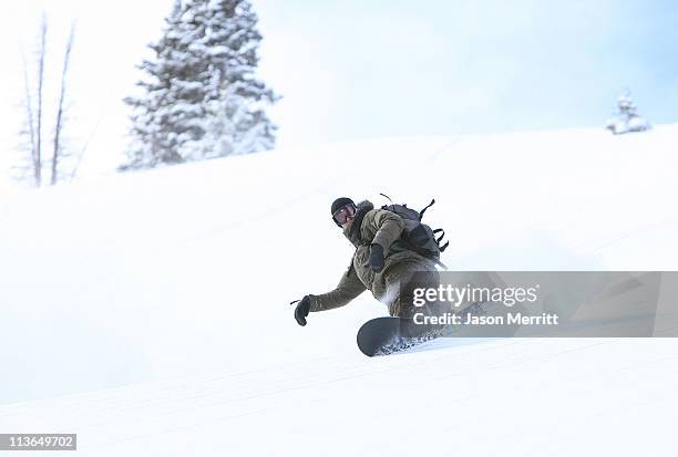 Atmosphere during 2006 Sundance Film Festival - The North Face House - Private Helicopter Skiing/Snowboarding With Pros- Day 2 at Park City in Park...