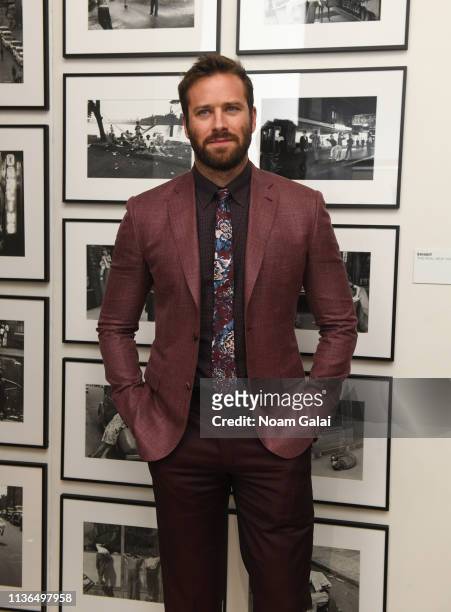Armie Hammer attends the "Hotel Mumbai" New York Screening after party at The Times Square EDITION on March 17, 2019 in New York City.