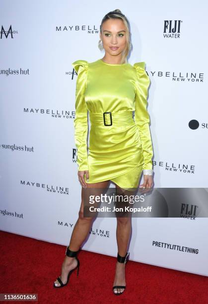 Rose Bertram attends The Daily Front Row's 5th Annual Fashion Los Angeles Awards at Beverly Hills Hotel on March 17, 2019 in Beverly Hills,...