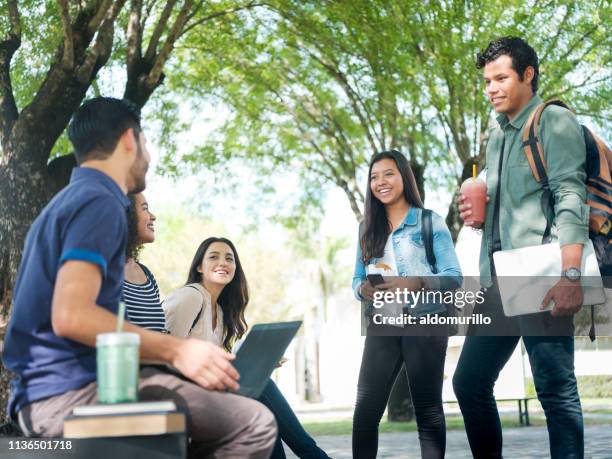 happy college friends - honduras school stock pictures, royalty-free photos & images