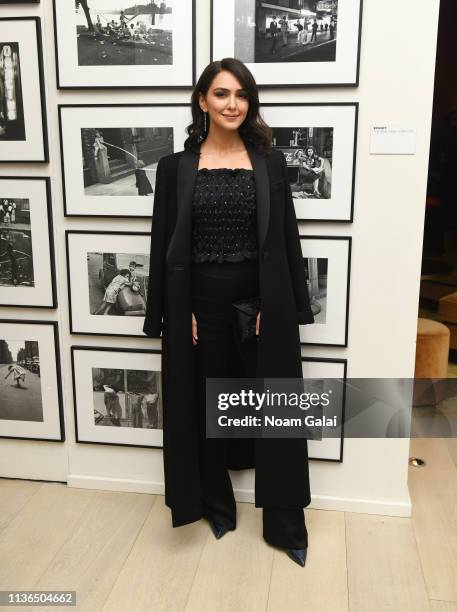 Nazanin Boniadi attends the "Hotel Mumbai" New York Screening after party at The Times Square EDITION on March 17, 2019 in New York City.