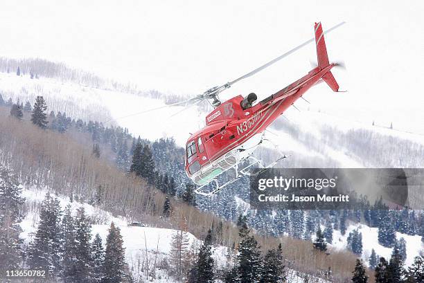 Atmosphere during 2006 Sundance Film Festival - The North Face House - Private Helicopter Skiing/Snowboarding With Pros- Day 2 at Park City in Park...