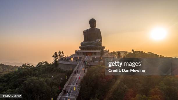 big buddha - lantau imagens e fotografias de stock