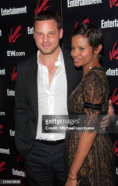 Justin Chambers and Keisha Chambers during Entertainment Weekly 2007 Upfront Party - Red Carpet at The Box in New York City, New York, United States.