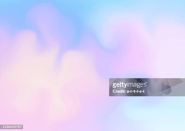 ilustraciones, imágenes clip art, dibujos animados e iconos de stock de fondo abstracto fresco en colores azules y rosados. - rosa pallido