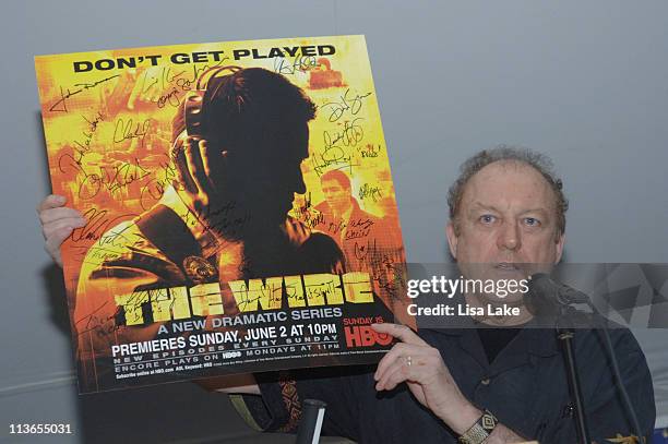 Series The Wire cast member John Doman during HBO Presents "A Night at 'The Wire'" Benefit for The Ella Thompson Fund - June 9, 2007 at Warehouse...