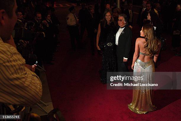 Eva Cavalli, Roberto Cavalli and Jessica Simpson during "Poiret: King of Fashion" Costume Institute Gala at The Metropolitan Museum of Art - Arrivals...