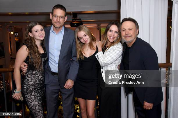 Jennifer Crystal Foley , Billy Crystal , and family attend the Opening Night Gala at the 2019 10th Annual TCM Classic Film Festival on April 11, 2019...