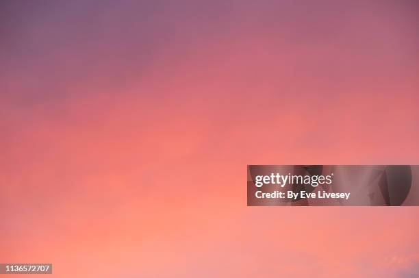 colorful sunset sky - purple sunset stock pictures, royalty-free photos & images