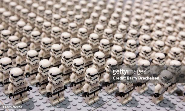 Lego exhibit during the Star Wars Celebration at McCormick Place Convention Center on April 11, 2019 in Chicago, Illinois.