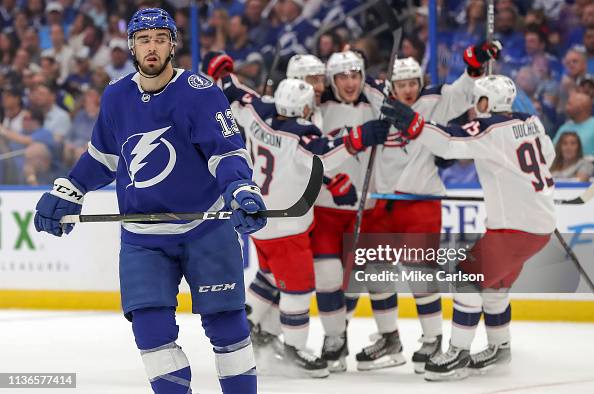 Columbus Blue Jackes v Tampa Bay Lightning - Game Two Columbus Blue Jackes v Tampa Bay Lightning - Game Two